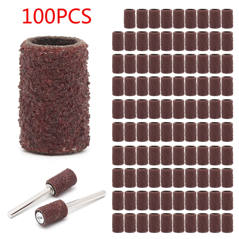 100 Giấy Nhám Với 2 Trục Giấy Nhám Tròn