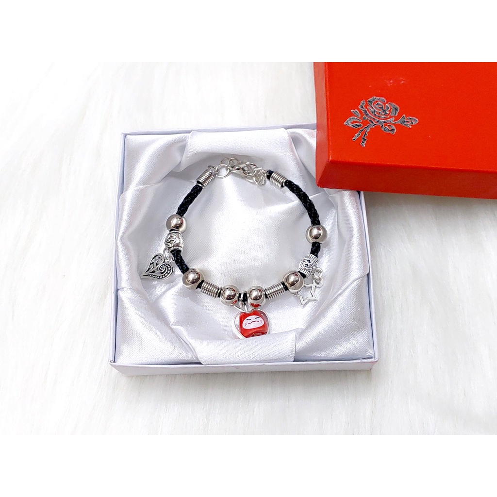 Vòng tay / lắc tay bện dây mèo may mắn dễ thương thời trang