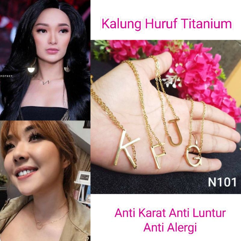 Vòng cổ chữ titan chống rỉ cao cấp N101, N102