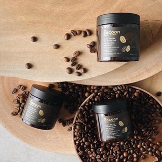 Tẩy tế bào da chết cafe Đăk Lăk Cocoon 200gr, gel tẩy da chết cafe.