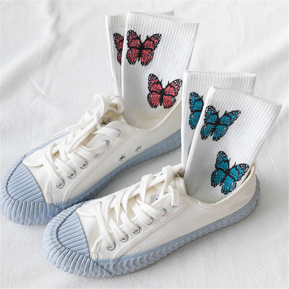 Vớ Cotton Màu Trơn Phong Cách Thể Thao Năng Động Cho Nữ