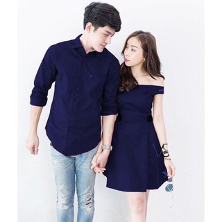 Áo Váy Đôi Xanh AV014