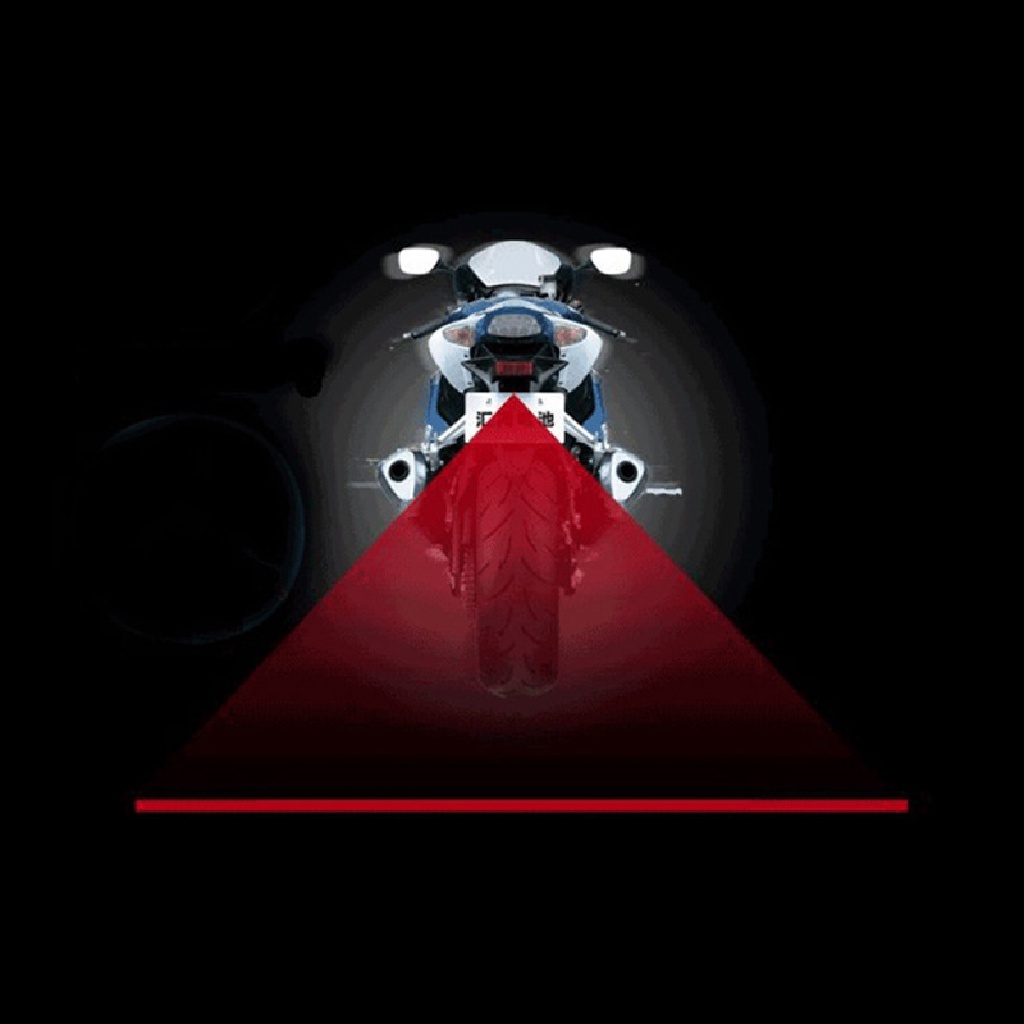 Đèn led laser cảnh báo 12V chống va chạm gắn đuôi xe hơi