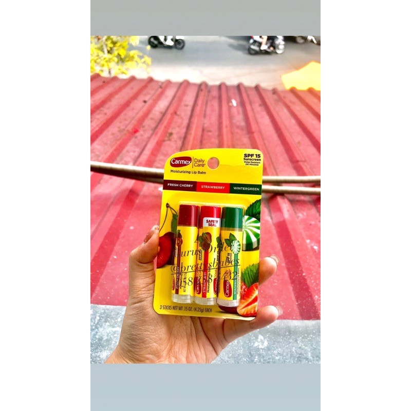 (BILL US) Son dưỡng môi CARMEX - Giảm khô môi, dưỡng ẩm, chống nắng, chống rạn nứt môi | BigBuy360 - bigbuy360.vn