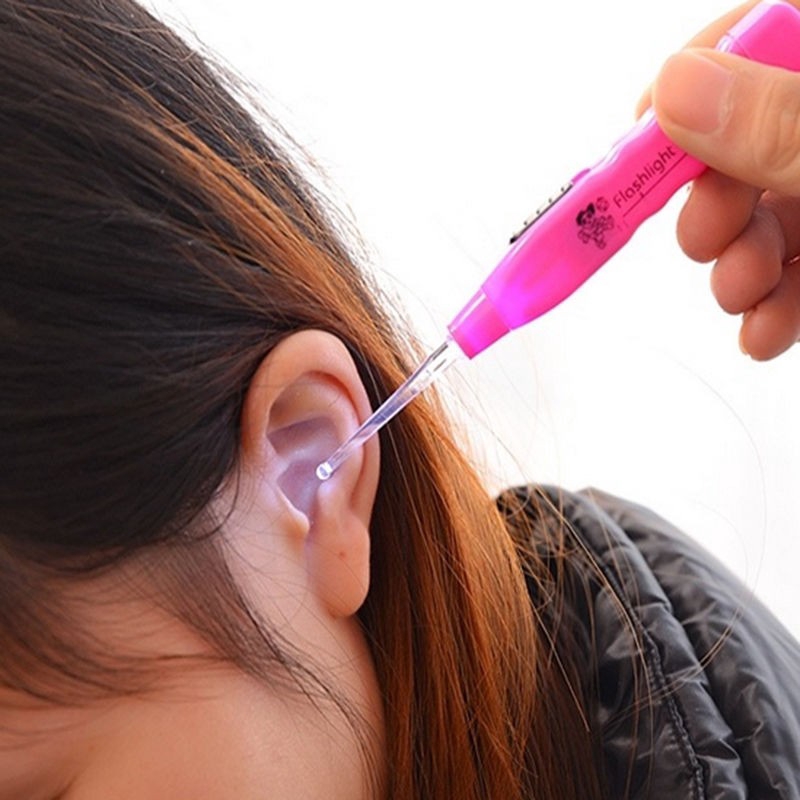 Cây lấy ráy tai có đèn led chiếu sáng