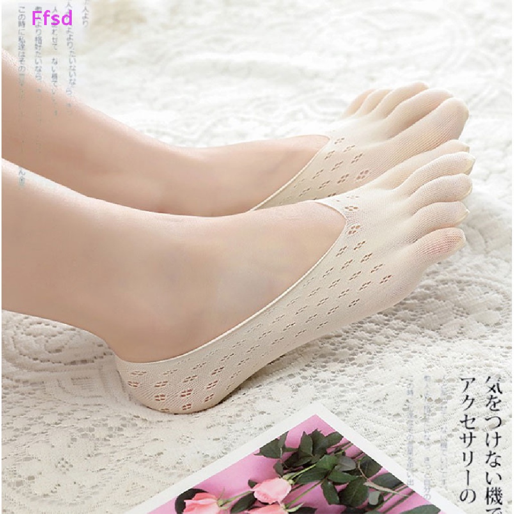 {Ffsd} Vớ Silicon Mỏng Năm Ngón Chống Trượt Thời Trang Cho Nữ * Bán Chạy
