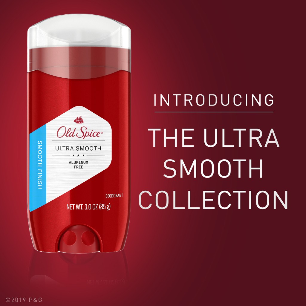 [HÀNG AUTH] Lăn Sáp Khử Mùi Old Spice Ultra Smooth Smooth Finish 85g