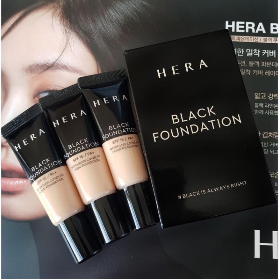 Combo Set 3 kem nền Hera Black Foundation