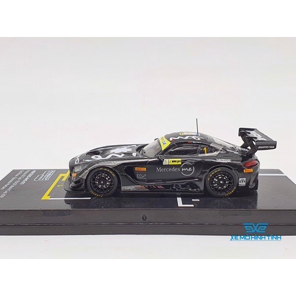 Xe Mô Hình Mercedes AMG GT3 Macau GT Cup FIA GT World Cup 2018 3RD 1:64 Tarmac Works ( Đen )