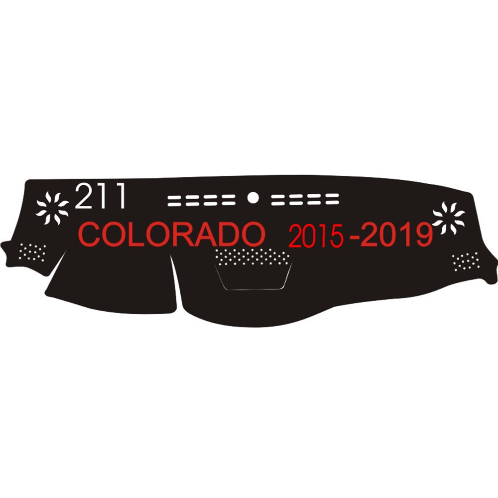 Thảm Taplo xe Chevrolet Colorado 2016 - 2019 chất liệu Nhung lông cừu hoặc Da Carbon