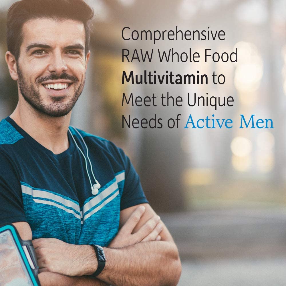 HŨ 75 VIÊN ĐA VITAMIN CHO NAM GIỚI Garden of Life Multivitamin for Men, Vitamin Code Raw One, THÀNH PHẦN THỰC VẬT