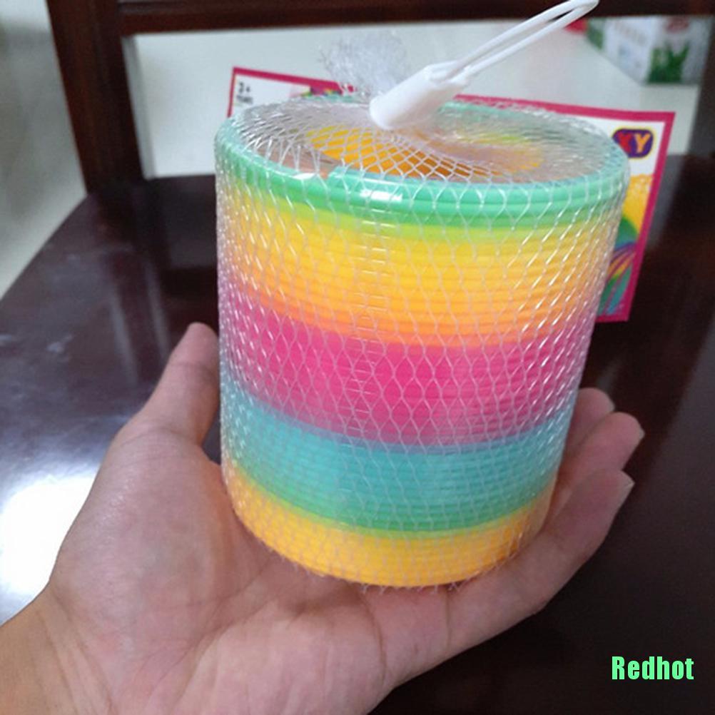 Đồ chơi lò xo màu cầu vồng