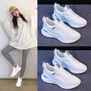 Giầy thể thao nữ EILA đế cao 3 phân màu đen