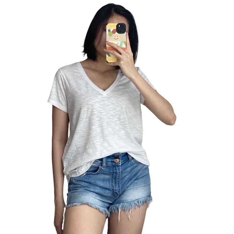 Áo thun Abercrombie & Fitch nữ, cổ V (9 màu) (45- 95kg) Bigsize