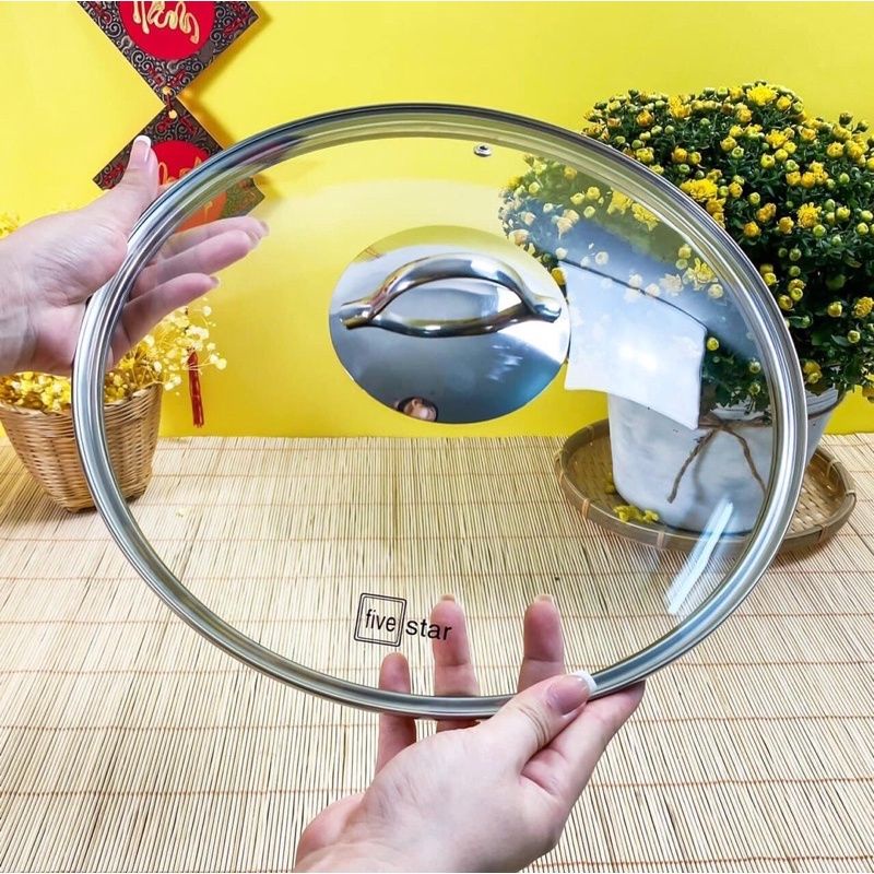Nồi lẩu kiêm chảo xào fivestar 3 đáy cỡ lớn 32cm Bảo hành 5 năm