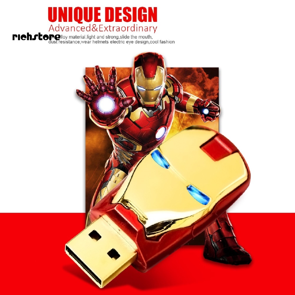 Usb 2.0 512GB 1TB 2TB Hình Iron Man | BigBuy360 - bigbuy360.vn