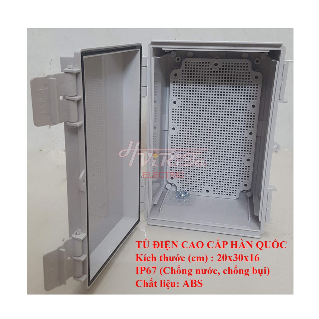 Tủ điện nhựa ABS chống nước IP67 20x30x15 BOXCO