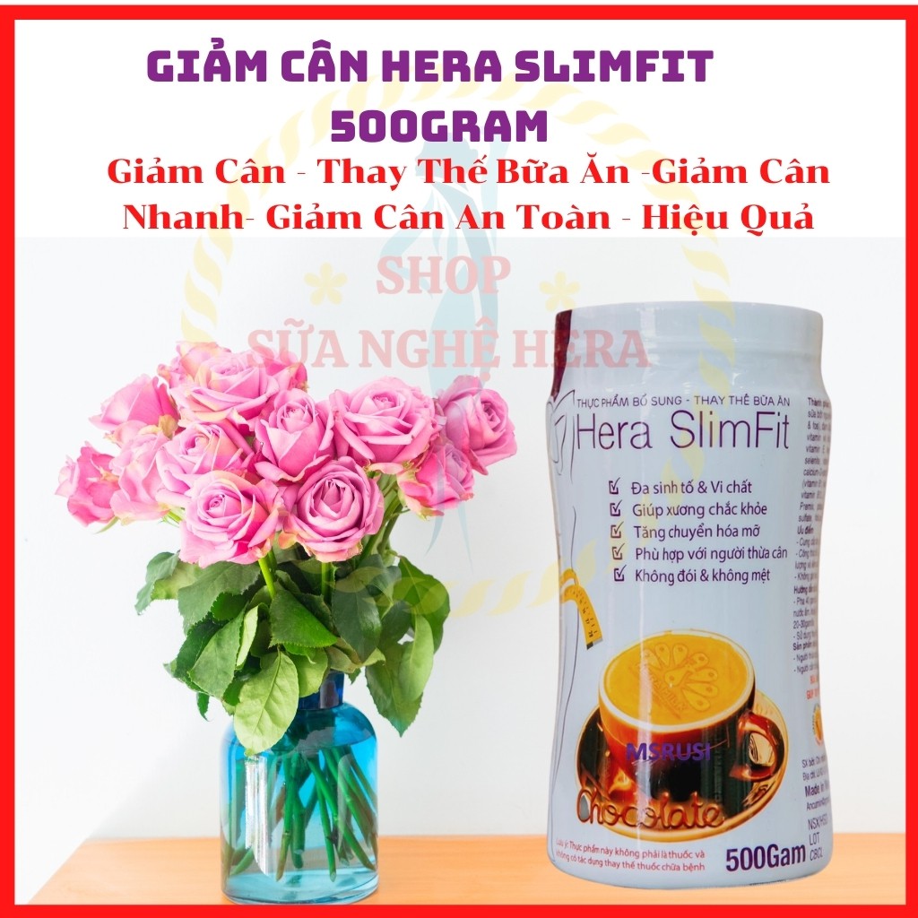 Sữa Giảm Cân HERA SLIMFIT MS01 Giảm Cân Nhanh - Giảm Cân An Toàn - Không Mệt Mỏi (Hộp 500GRAM)