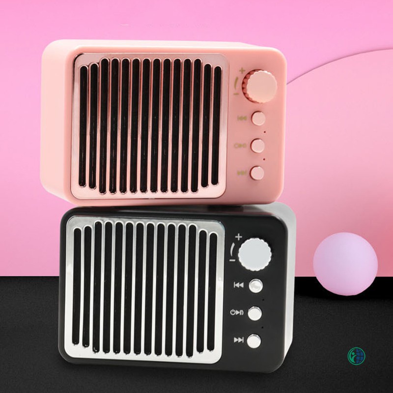 Loa Bluetooth Không Dây Nhỏ Gọn Phong Cách Cổ Điển | BigBuy360 - bigbuy360.vn