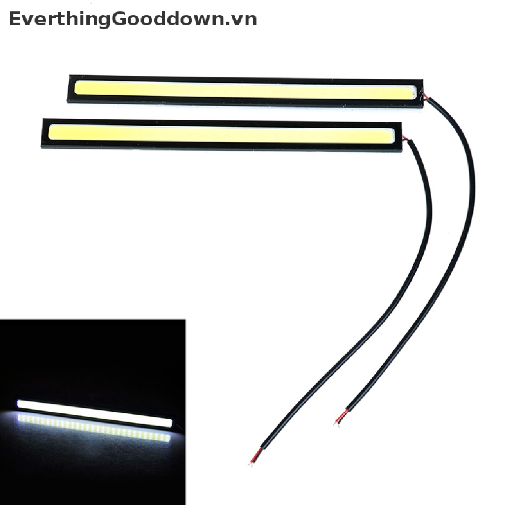 Everthinggooddown 2 Đèn led cob 12v Siêu Sáng Chống Thấm Nước Cho Xe Hơi