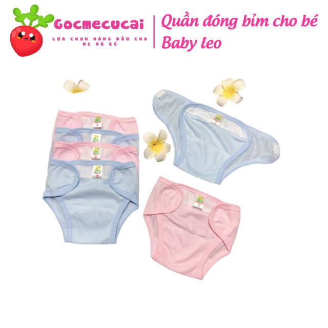 Quần đóng bỉm baby Leo size 1 2 3 cho bé trai/bé gái mềm mại an toàn cho bé