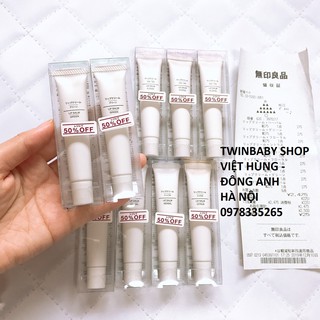Son dưỡng môi Lip Balm của Muji Nhật Bản dòng dạng tuýp 10gr dạng serum đặc