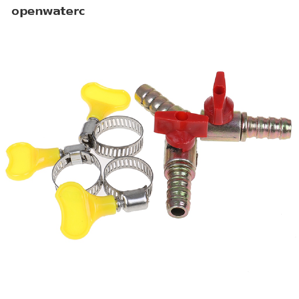 Van Bi Mở Nước 3 Chiều Có Kẹp Ống Dẫn Nhiên Liệu 8MM vn