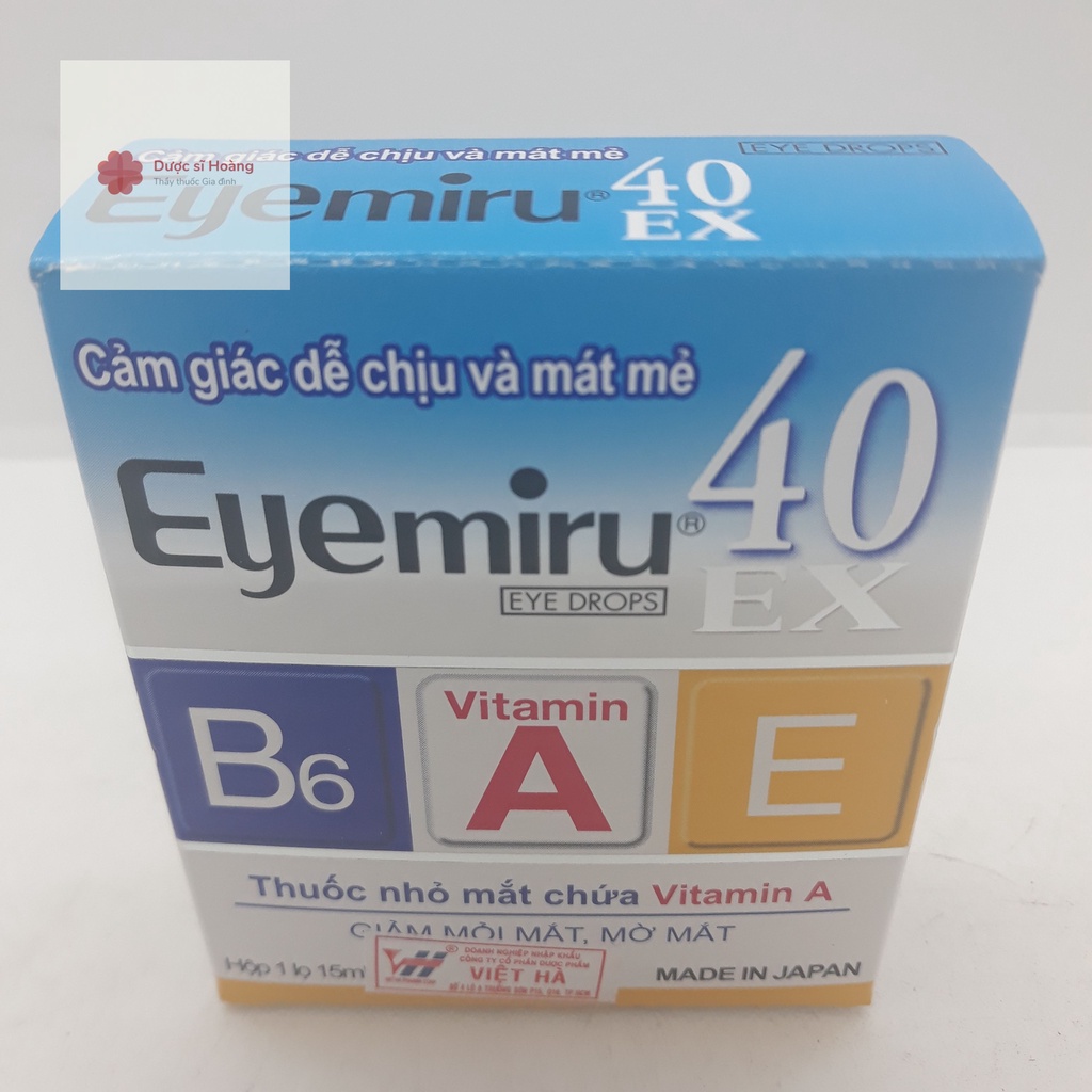 [Chính Hãng] Nhỏ mắt Eyemiru 40ex lọ 15ml