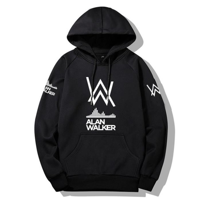 SALE- Áo Alan Walker hoodie dài tay mũ trùm đầu - áo siêu HOT