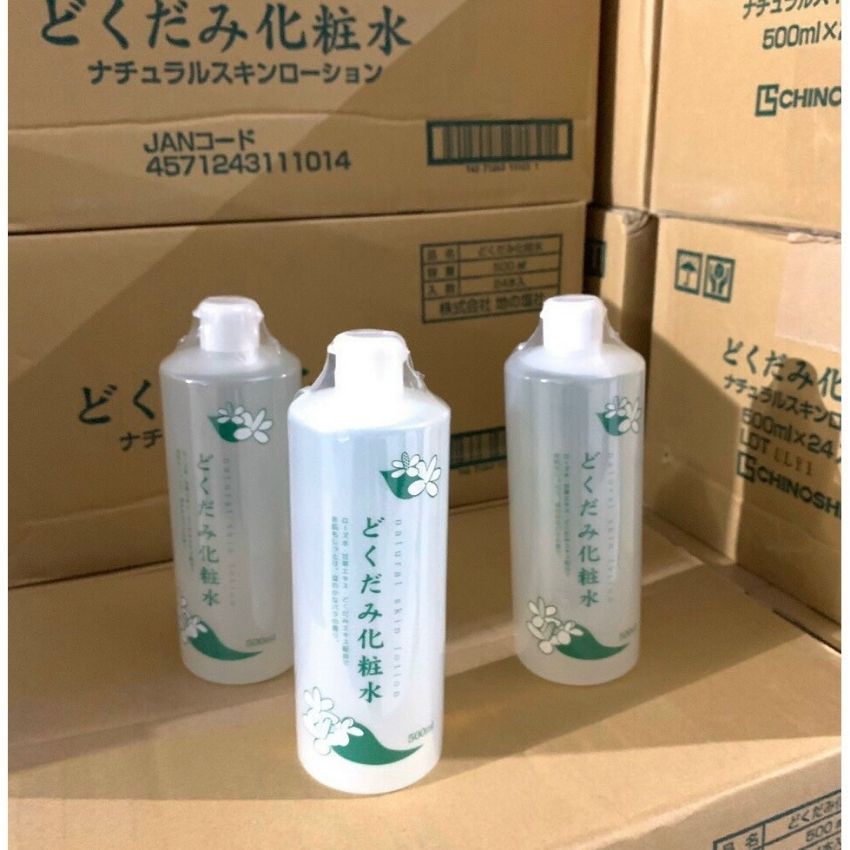 Nước hoa hồng lotion toner diếp cá tía tô giảm mụn Dokudami Nhật Bản