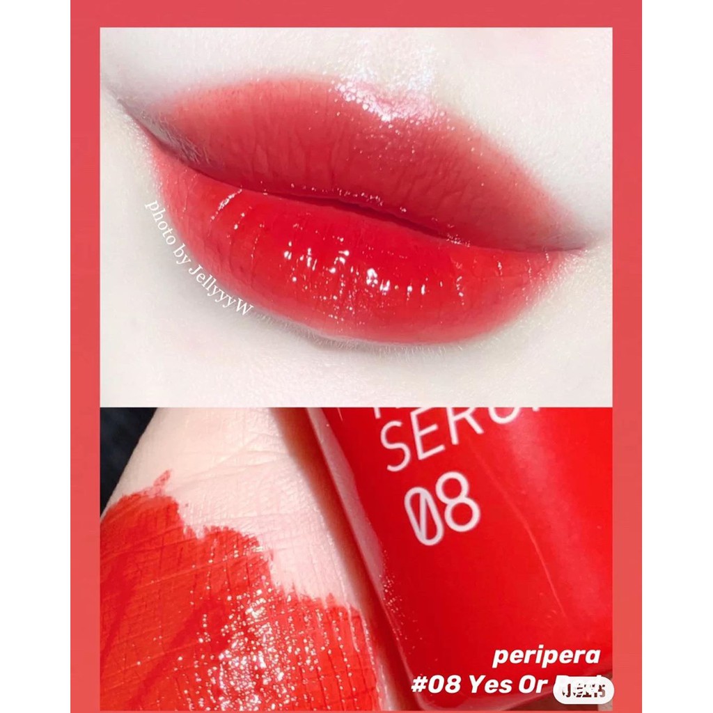 Son Tint Ẩm Mượt - PERIPERA INK TINT SERUM [màu mới 08-12]