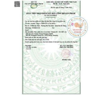 Vitamin D3K2 MK7 Cho Bé Sunday Natural Đức 20ml