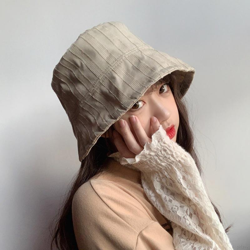 Mũ bucket hai mặt thời trang nữ phong cách Hàn Quốc