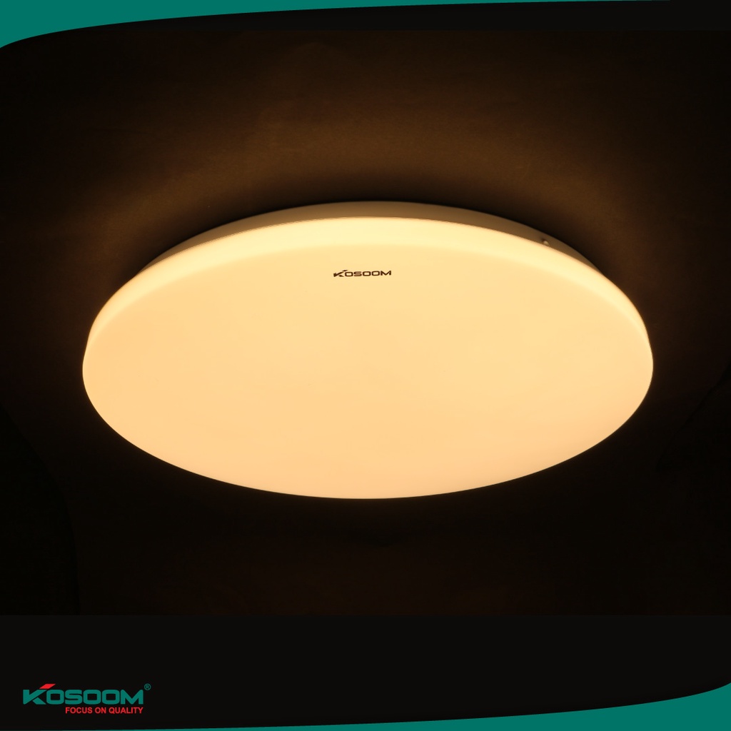 Đèn led ốp trần ánh trăng Kosoom 24W-18W-14W đổi 3 màu ánh sáng bảo hành 3 năm