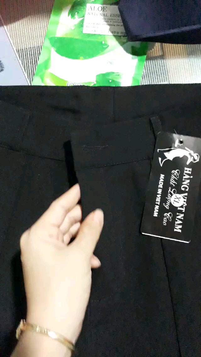 Quần lửng nữ ống rộng mặc nhà DOLOXI vải tuyết mưa cao cấp Q144 | BigBuy360 - bigbuy360.vn