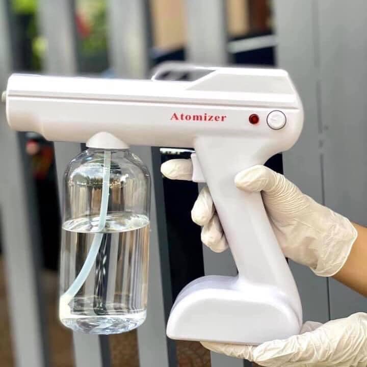 MÁY XỊT KHỬ KHUẨN - Sát khuẩn đến 99% - Khử trùng nano bằng tia cực tím - Dung tích lớn 800ml - Phun xa đến 2m