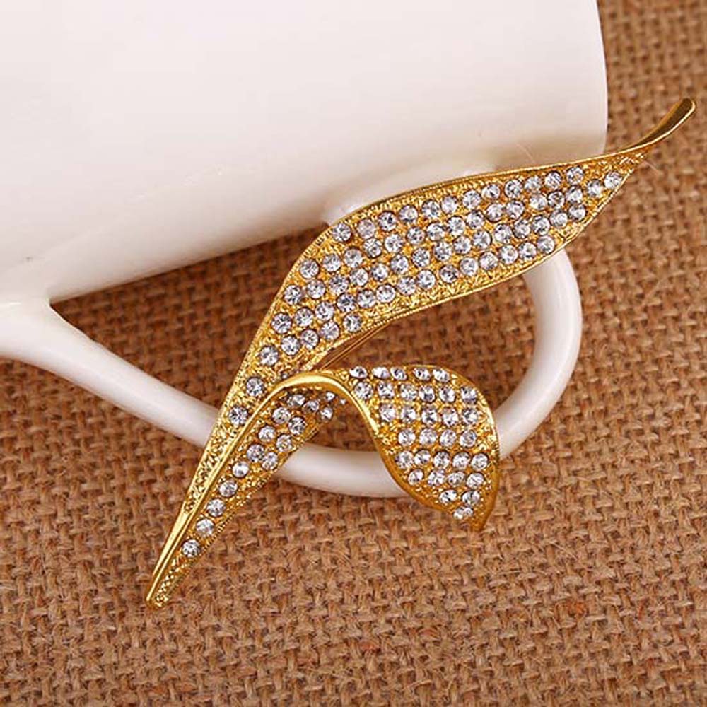 Trâm Cài Áo Hình Cây Bằng Kim Loại Thời Trang