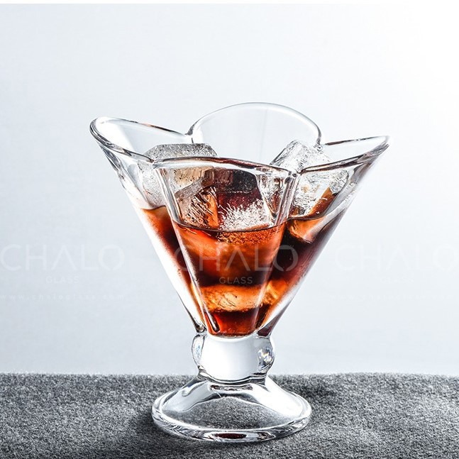 [Made in Turkey] Ly thủy tinh đựng kem 4 cạnh Pasabahce Ice Ville 150ml  - 51628