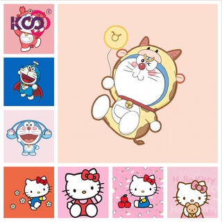 Bộ Tranh Đính Đá 5D Tự Làm Hình Doraemon Hello Kitty Hoạt Hình Trang Trí Nhà Cửa
