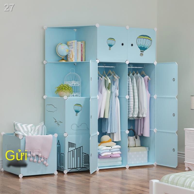 ♠ 27Tủ nhựa đựng quần áo trẻ em phòng bé trai lắp ráp tủ phụ đồ cho thuê nhà cửa