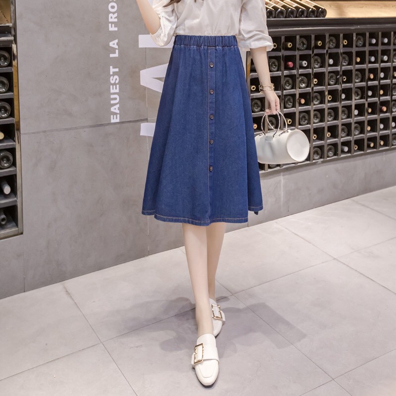 CHÂN VÁY DENIM CHỮ A | BigBuy360 - bigbuy360.vn