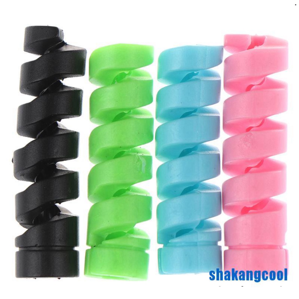 Set 4 Nút Bảo Vệ Đầu Dây Cáp Sạc Usb