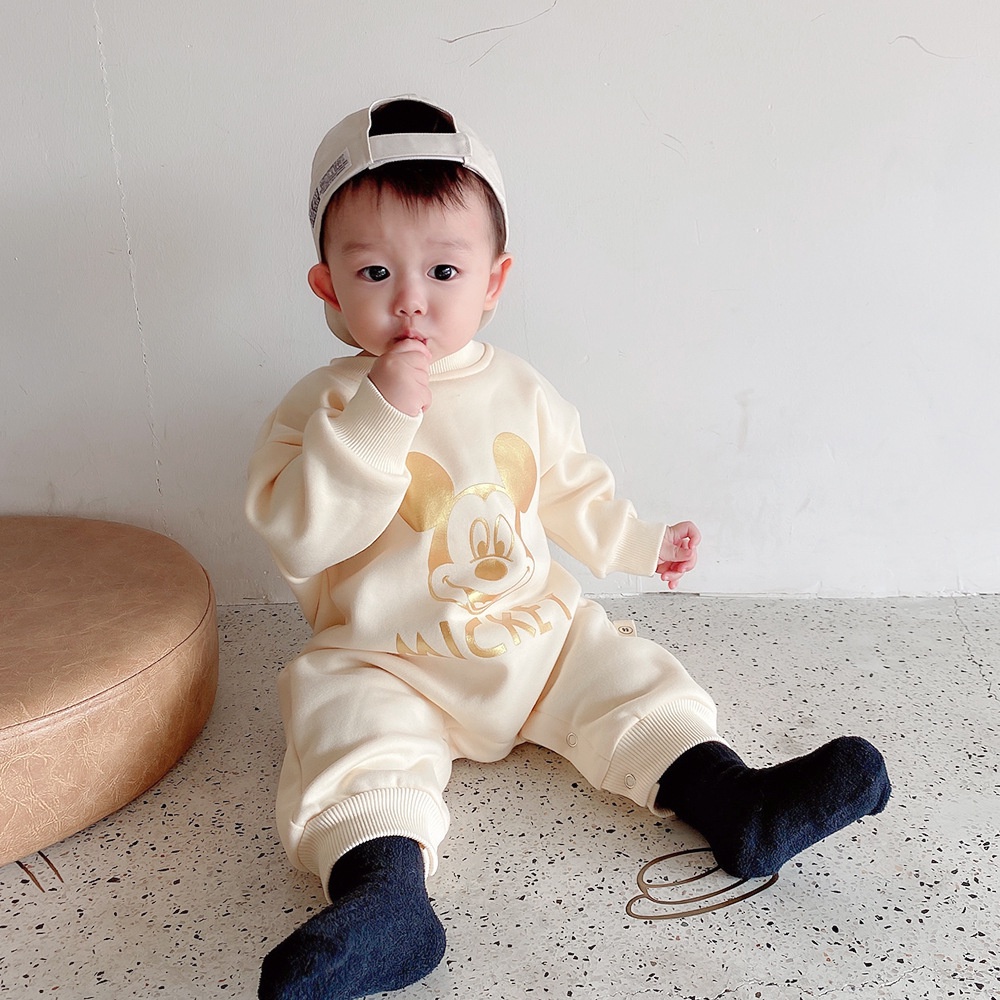 Body nỉ Mickey cho bé