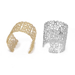 Vòng tay bản to hoa văn cổ điển 6cm