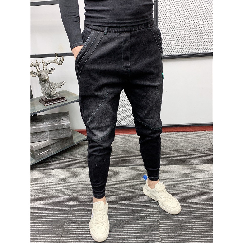 Quần jean thêu NY from jogger mã D05