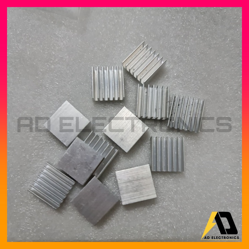 Nhôm tản nhiệt  DxRxC 14x14x6mm