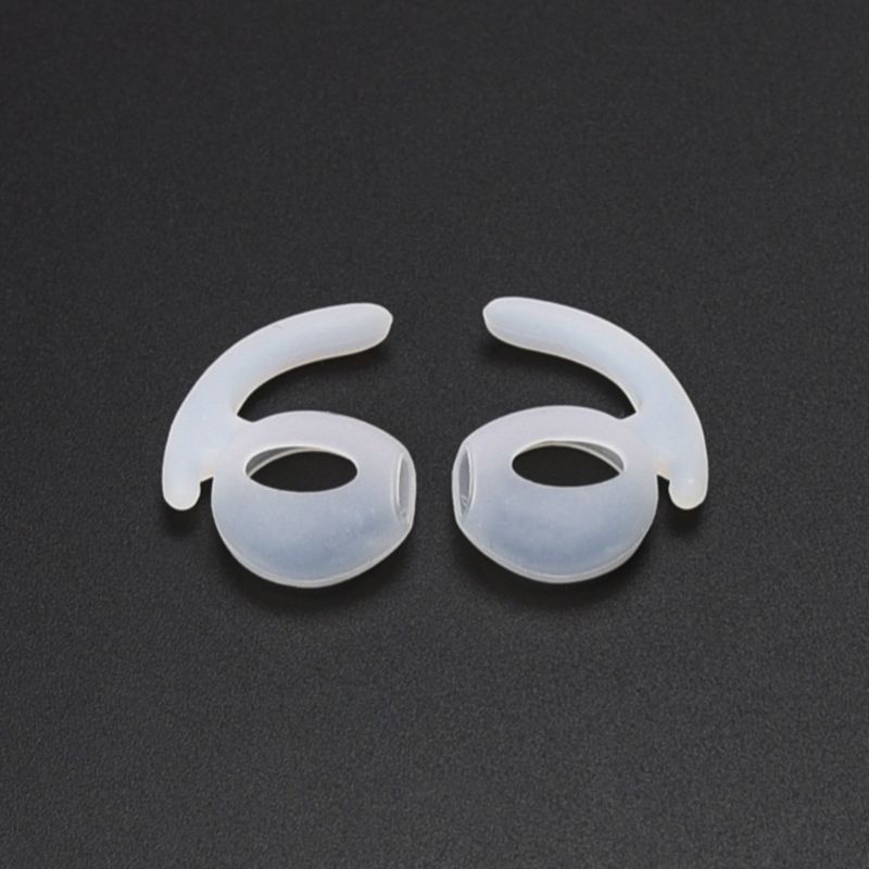 1 cặp nút bọc tai nghe nhét tai bằng silicon mềm có móc thay thế