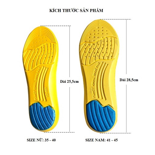 Lót Giày Thể Thao Yellow Sport - PK23