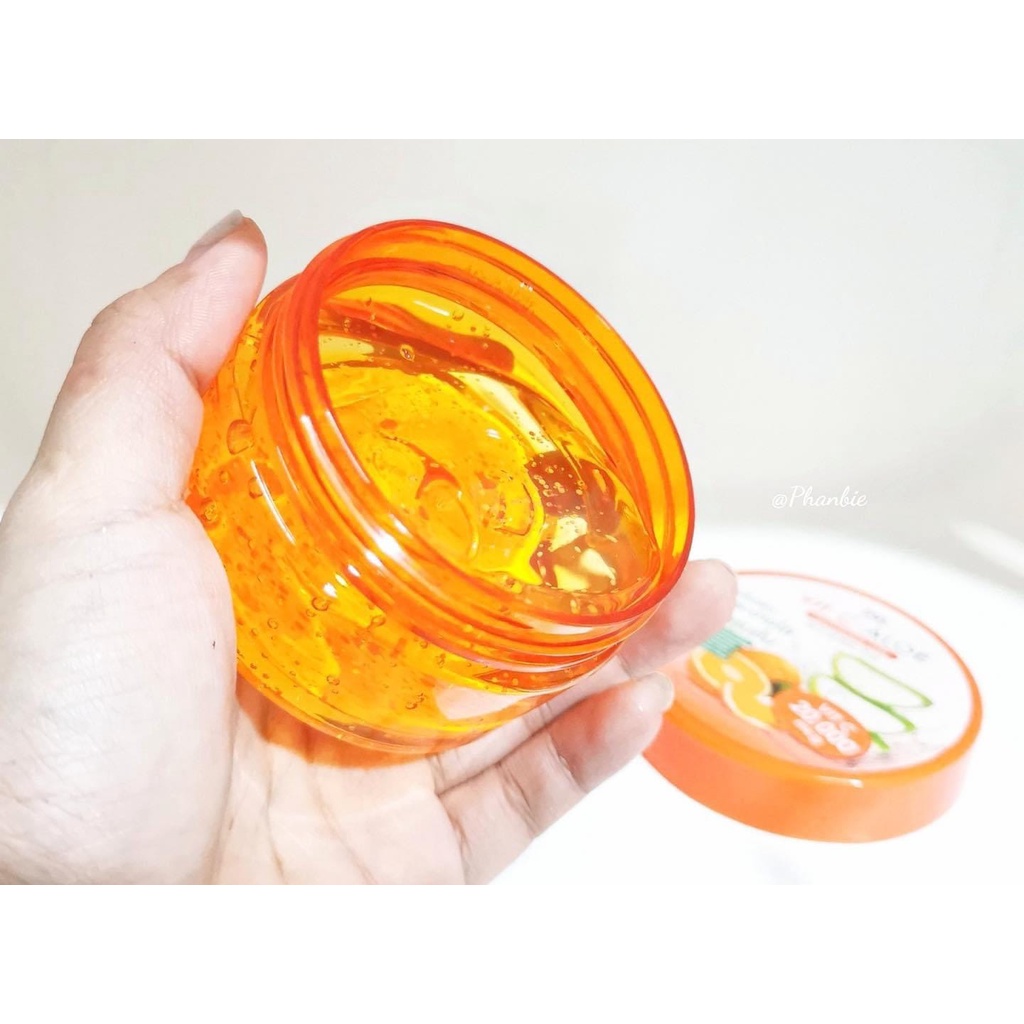 01 Hủ Gel Dưỡng Ẩm Trắng Da Tinh Chất Cam &amp; Nha Đam INN VIT C-Aloe Soothing Gel Thái Lan 100gram (Mặt &amp; Body)