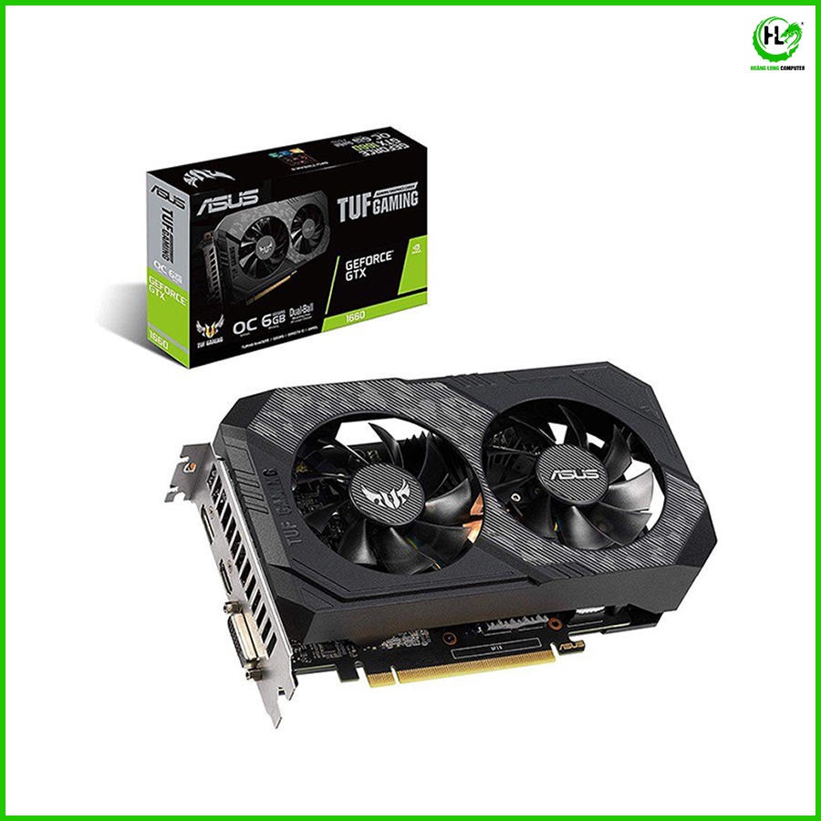 Card màn hình ASUS TUF GTX 1660 Super-O6G GAMING - 1600s